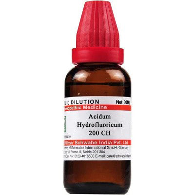 Acidum Hydrofluoricum 200CH