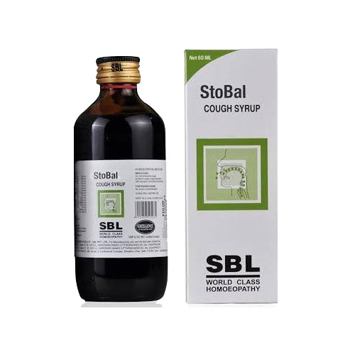 Stobal Cough Syrup - Pack of 2 (60ml each.)